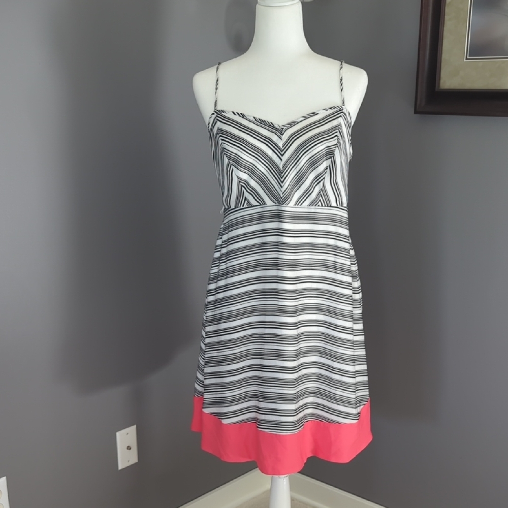 3 For $30. A Pea in the Pod Black and White Striped Sundress